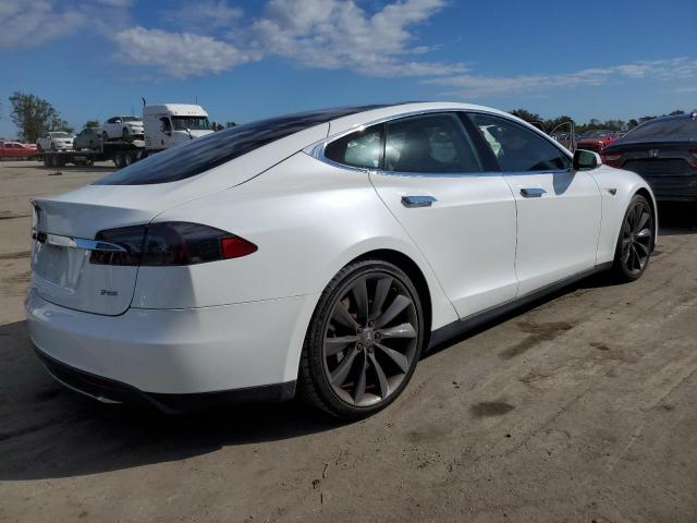 5YJSA1DP6DFP07386 - 2013 TESLA MODEL S Սպիտակ լուսանկար 4