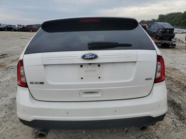 2FMDK3JC9DBC95881 - 2013 FORD EDGE SEL WHITE photo 6