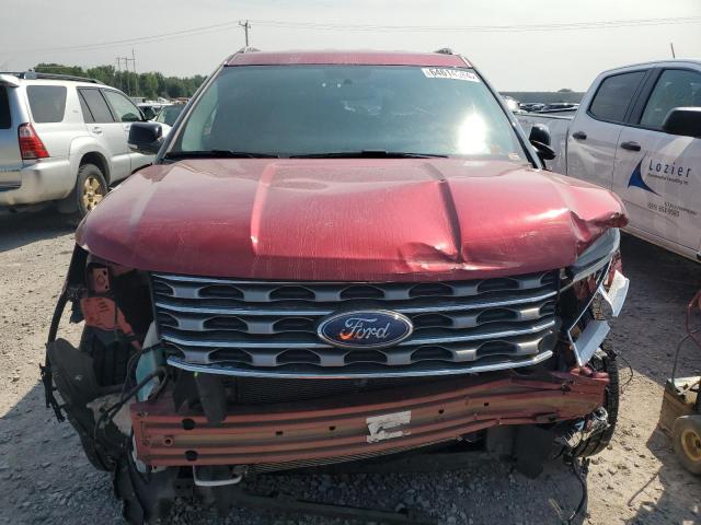 1FM5K8D89HGE09773 - 2017 FORD EXPLORER XLT RED photo 5