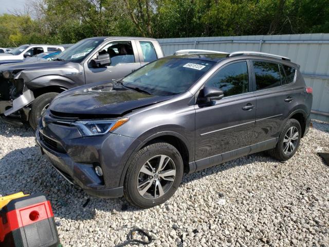 JTMRFREV5JJ727399 - 2018 TOYOTA RAV4 ADVENTURE GRAY photo 1