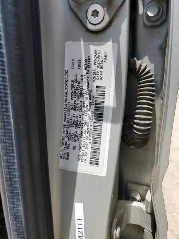 5TEGN92N24Z390389 - 2004 TOYOTA TACOMA DOUBLE CAB PRERUNNER SILVER photo 12