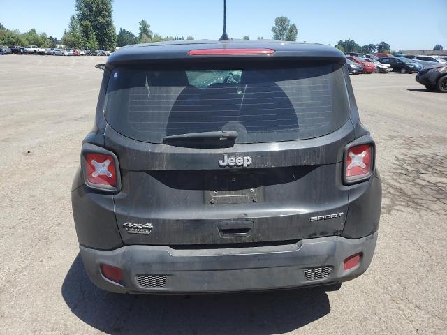 ZACNJBAB0KPJ80122 - 2019 JEEP RENEGADE SPORT BLACK photo 6