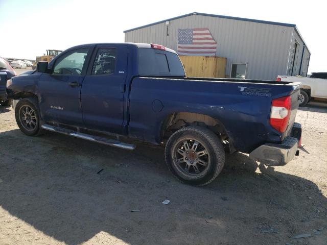 5TFRM5F14FX093498 - 2015 TOYOTA TUNDRA DOUBLE CAB SR/SR5 BLUE photo 2