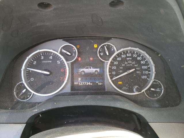 5TFRM5F14FX093498 - 2015 TOYOTA TUNDRA DOUBLE CAB SR/SR5 BLUE photo 9