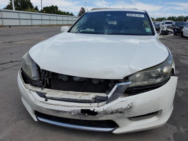 1HGCR3F89EA005928 - 2014 HONDA ACCORD EXL WHITE photo 5