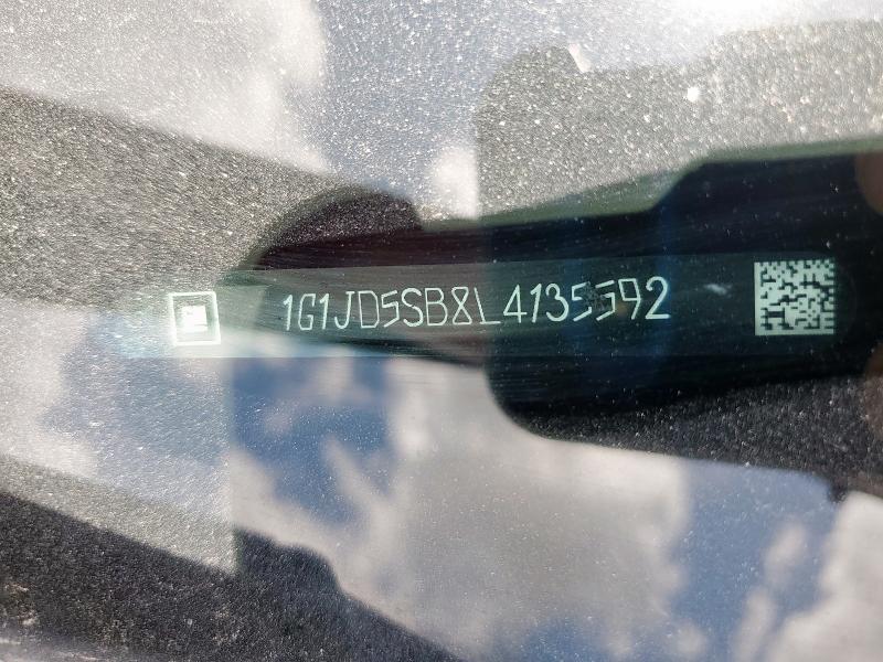 1G1JD5SB8L4135592 - 2020 CHEVROLET SONIC LT Kırmızı fotoğraf 12