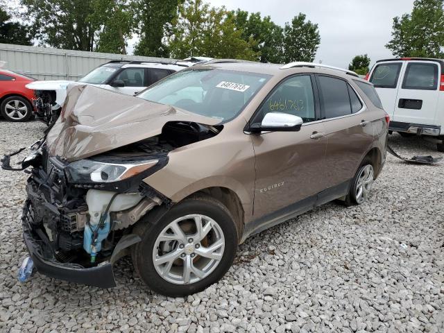 2GNAXVEV5J6221417 - 2018 CHEVROLET EQUINOX PREMIER TAN photo 1