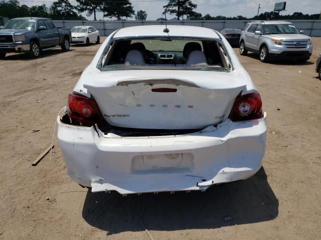 1C3CDZCB2DN746529 - 2013 DODGE AVENGER SXT WHITE photo 6