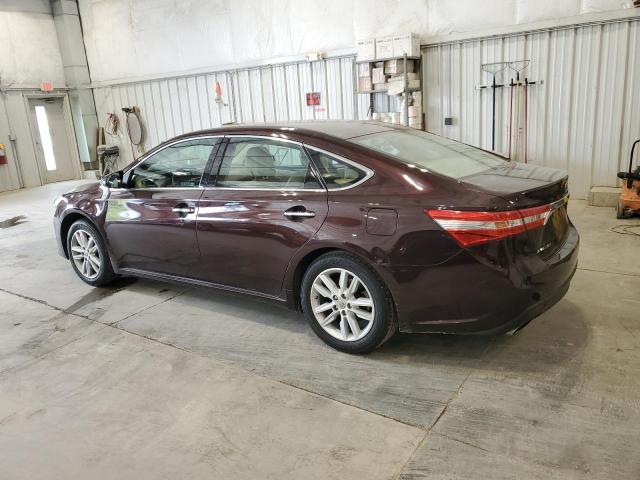 4T1BK1EB1DU001199 - 2013 TOYOTA AVALON BASE BURGUNDY photo 2