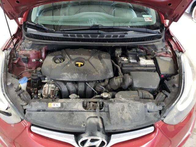 5NPDH4AE8GH656438 - 2016 HYUNDAI ELANTRA SE BURGUNDY photo 11