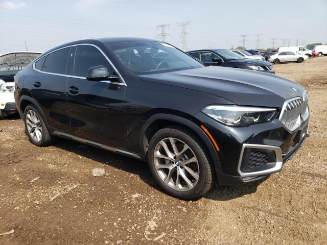 5UXCY6C01L9B62970 - 2020 BMW X6 XDRIVE40I BLACK photo 4