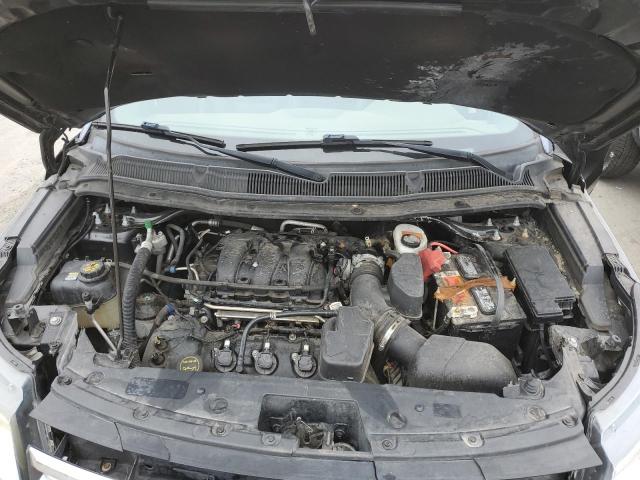 1FM5K8D84KGA87650 - 2019 FORD EXPLORER XLT GRAY photo 12