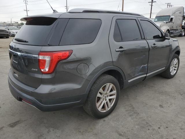 1FM5K8D84KGA87650 - 2019 FORD EXPLORER XLT GRAY photo 3
