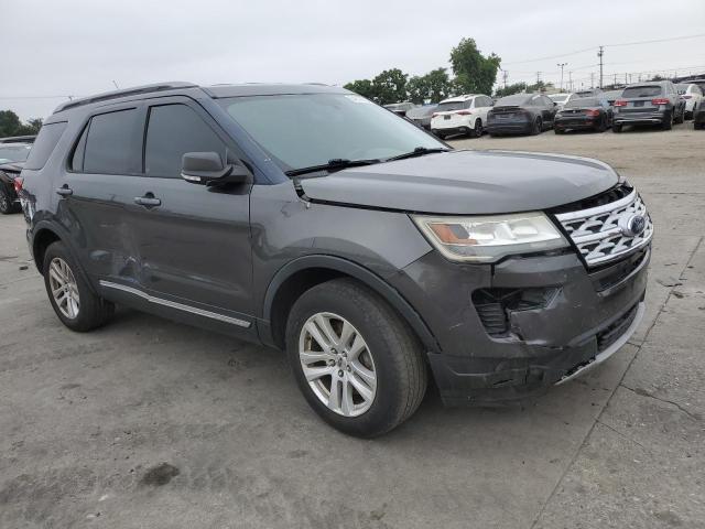 1FM5K8D84KGA87650 - 2019 FORD EXPLORER XLT GRAY photo 4