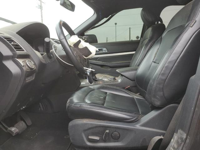 1FM5K8D84KGA87650 - 2019 FORD EXPLORER XLT GRAY photo 7