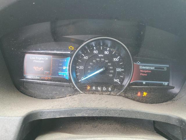 1FM5K8D84KGA87650 - 2019 FORD EXPLORER XLT GRAY photo 9