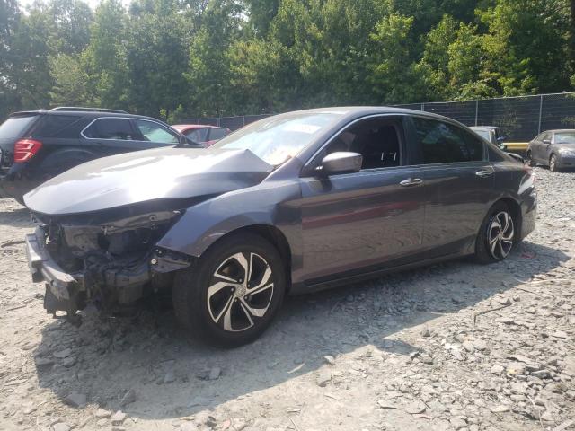 1HGCR2F30HA254847 - 2017 HONDA ACCORD LX GRAY photo 1