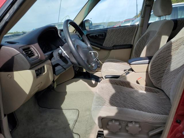 JF1SF6558WH755153 - 1998 SUBARU FORESTER S RED photo 5