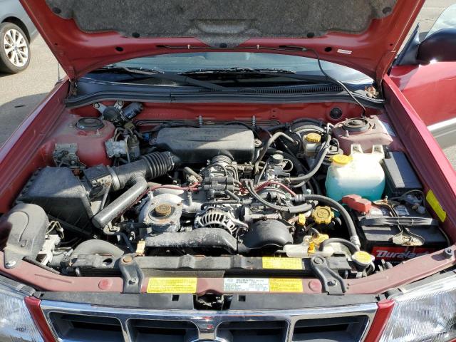 JF1SF6558WH755153 - 1998 SUBARU FORESTER S RED photo 7