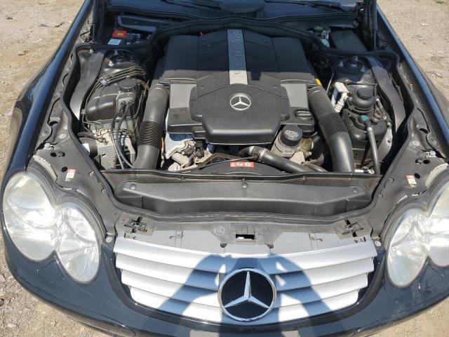 WDBSK75F25F091123 - 2005 MERCEDES-BENZ SL 500 BLACK photo 11