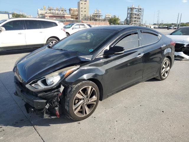 5NPDH4AE4EH531031 - 2014 HYUNDAI ELANTRA SE BLACK photo 1