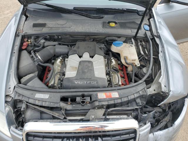 WAUKGAFB1AN025672 - 2010 AUDI A6 PRESTIGE ვერცხლისფერი ფოტო 11