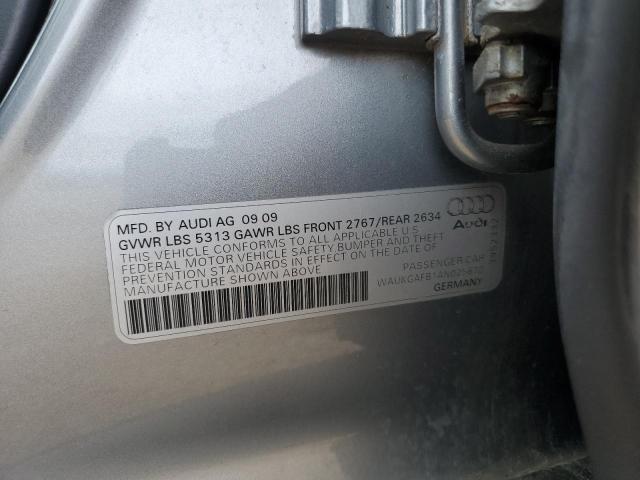 WAUKGAFB1AN025672 - 2010 AUDI A6 PRESTIGE ვერცხლისფერი ფოტო 12