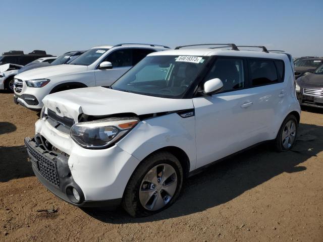 KNDJN2A24F7221649 - 2015 KIA SOUL WHITE photo 1