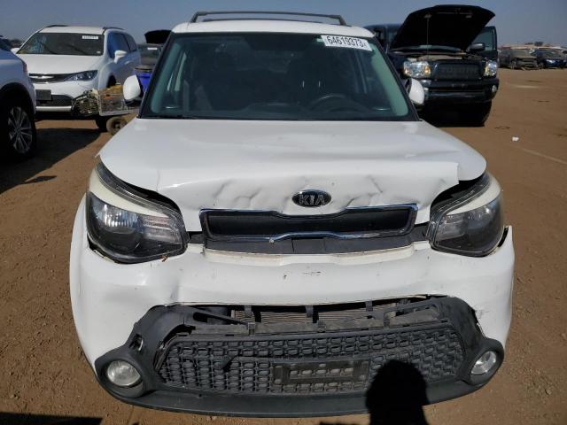 KNDJN2A24F7221649 - 2015 KIA SOUL WHITE photo 5