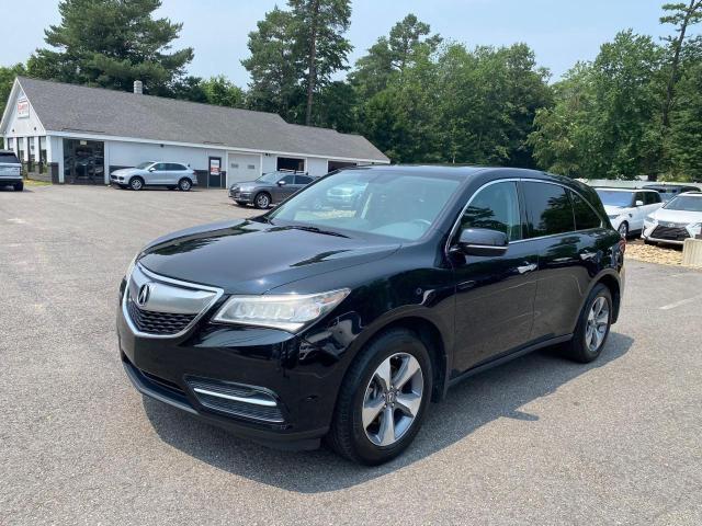 5FRYD3H22GB014555 - 2016 ACURA MDX BLACK photo 2