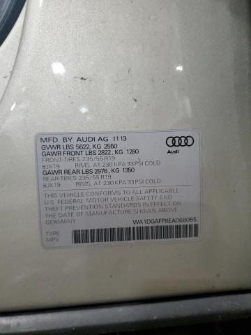 WA1DGAFP8EA066055 - 2014 AUDI Q5 PREMIUM PLUS SILVER photo 13