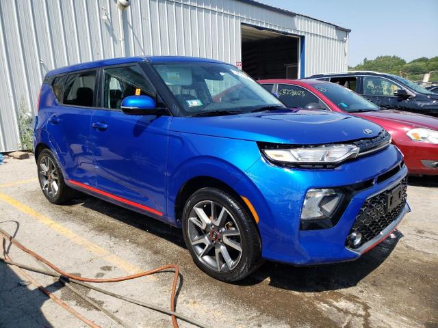 KNDJ63AU1L7105261 - 2020 KIA SOUL GT LINE BLUE photo 4