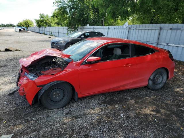 2HGFC4A55GH401781 - 2016 HONDA CIVIC LX RED photo 1