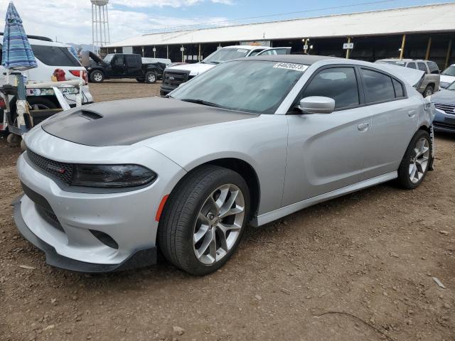 2C3CDXHG8NH110569 - 2022 DODGE CHARGER GT SILVER photo 1