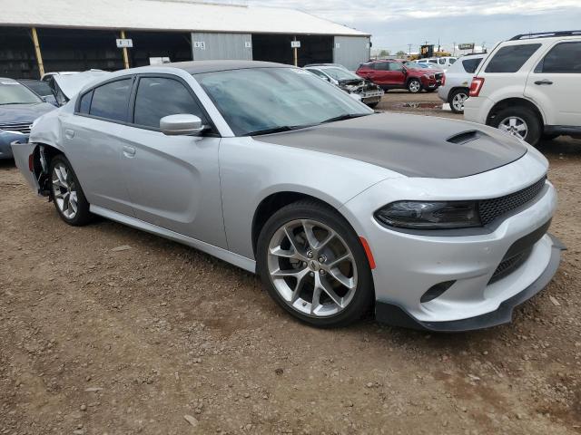 2C3CDXHG8NH110569 - 2022 DODGE CHARGER GT SILVER photo 4