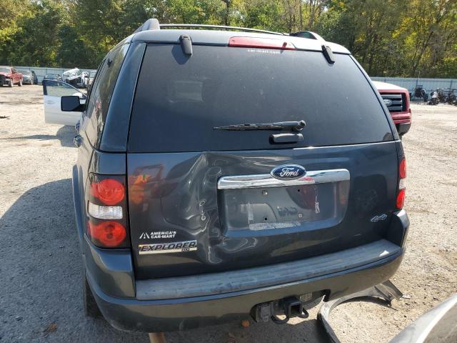 1FMEU7D84AUA09681 - 2010 FORD EXPLORER XLT GRAY photo 6