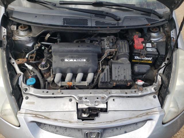 JHMGD38657S029780 - 2007 HONDA FIT S 银色 照片 11