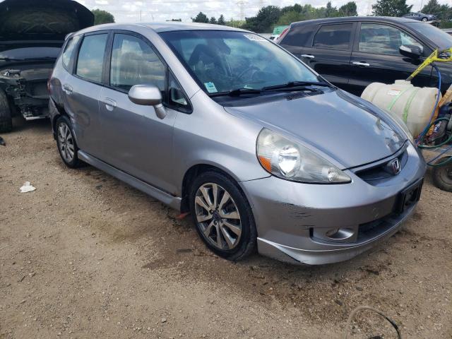 JHMGD38657S029780 - 2007 HONDA FIT S 银色 照片 4