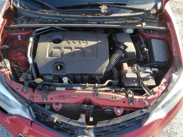 2T1BURHE6GC722123 - 2016 TOYOTA COROLLA L წითელი ფოტო 11