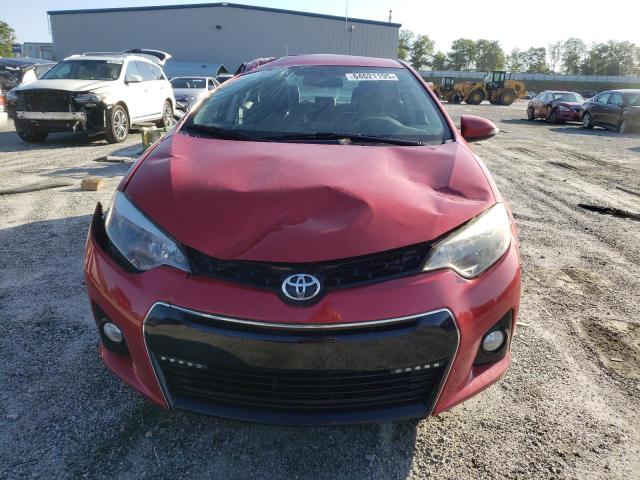 2T1BURHE6GC722123 - 2016 TOYOTA COROLLA L წითელი ფოტო 5