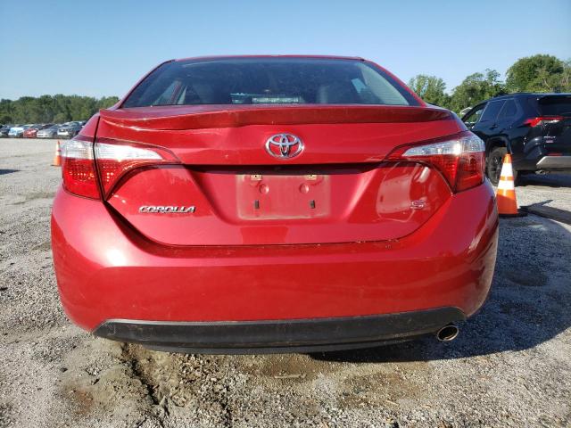 2T1BURHE6GC722123 - 2016 TOYOTA COROLLA L წითელი ფოტო 6