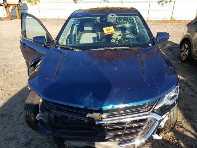 2GNAXKEV0L6169647 - 2020 CHEVROLET EQUINOX LT BLUE photo 7