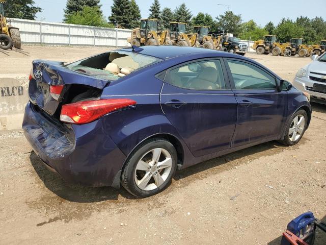 5NPDH4AEXDH372479 - 2013 HYUNDAI ELANTRA GLS BLUE photo 3