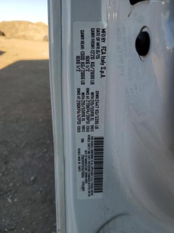 ZFBERFBT5F6A76850 - 2015 RAM PROMASTER SLT WHITE photo 13