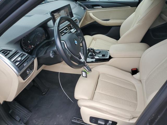 5UX33DT02N9J72054 - 2022 BMW X4 XDRIVE30I CHARCOAL photo 7