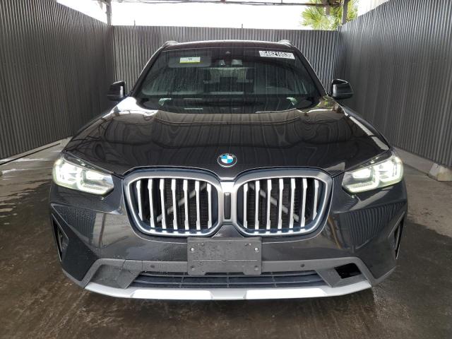 5UX53DP0XN9J77912 - 2022 BMW X3 XDRIVE30I BLACK photo 5