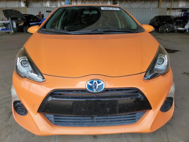 JTDKDTB35F1087578 - 2015 TOYOTA PRIUS C ORANGE photo 5