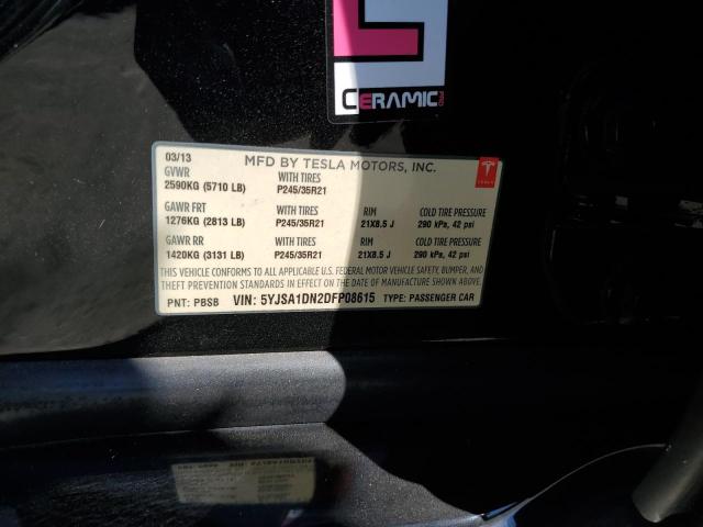 5YJSA1DN2DFP08615 - 2013 TESLA MODEL S Qara foto 12