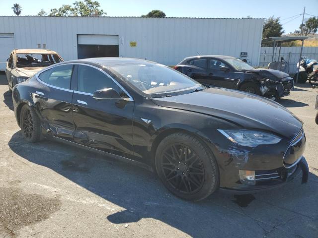 5YJSA1DN2DFP08615 - 2013 TESLA MODEL S BLACK photo 4