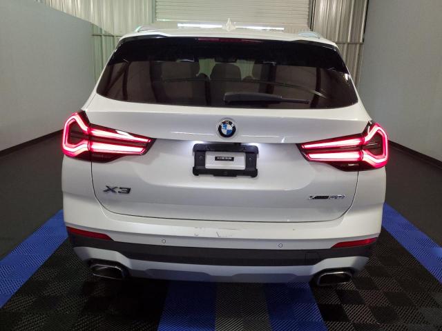 5UX53DP07N9J74868 - 2022 BMW X3 XDRIVE30I WHITE photo 6